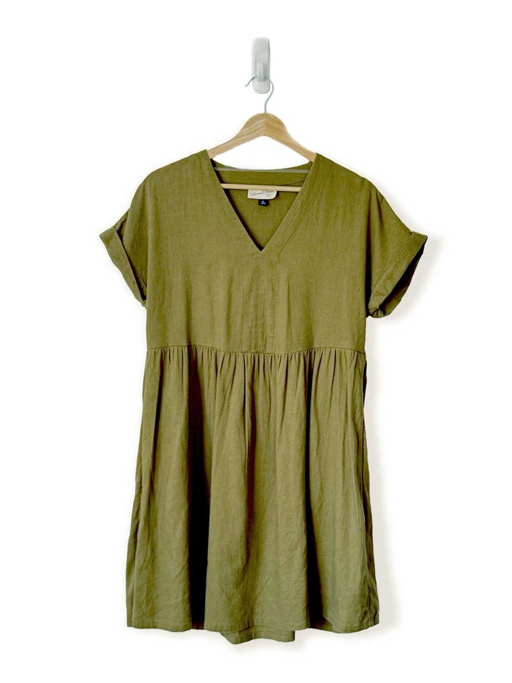 Linen Blend Dress (Oversized XS - M)